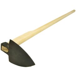 390g kovácsolt hegyes seprű kicsi, nyéllel 130cm