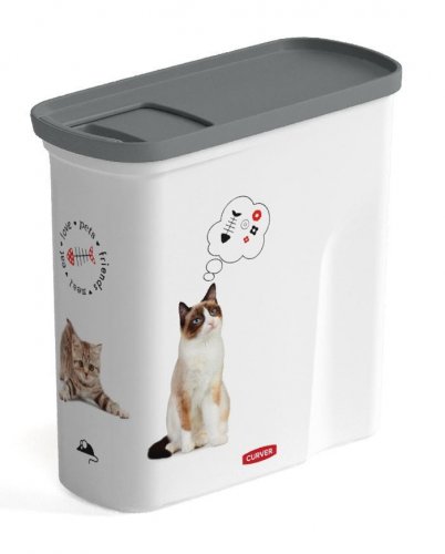 Curver® PETLIFE 2L pojemnik na karmę dla kotów