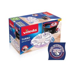 Kit de curățare Vileda TURBO, 3 în 1