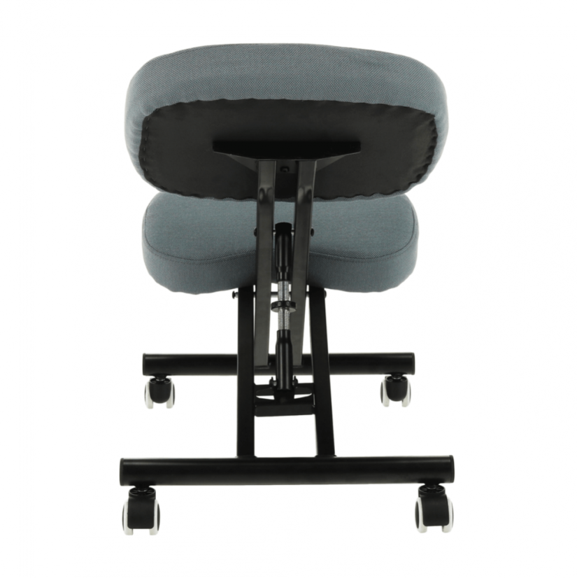 Ergonomska stolica za klečanje, svijetlo siva/crna, KILIAN