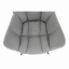 Design vrtljivi stol, sivo/črn, KOMODO