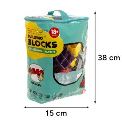 Blocuri de cauciuc - senzoriale 80 buc 26575