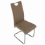 Jídelní židle, capuccino/světlé šití, ABIRA NEW