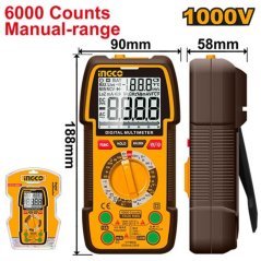 Multimetru digital 1000V INGCO INDUSTRIAL