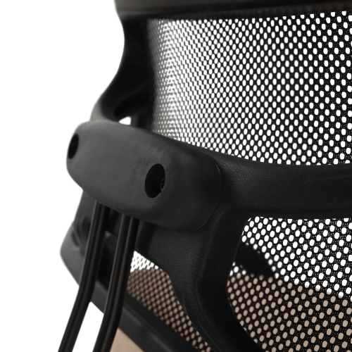 Ergonomiczny fotel klęczący, beżowo-czarny, RUFUS