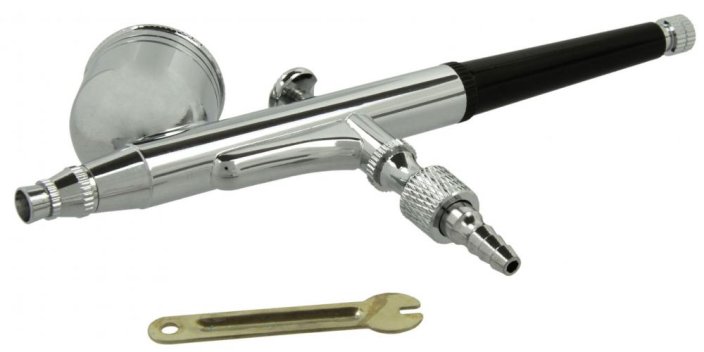 Spritzpistole BD-130 mit Behälter 7 Kubikzentimeter, Düse 0,3 mm, GEKO