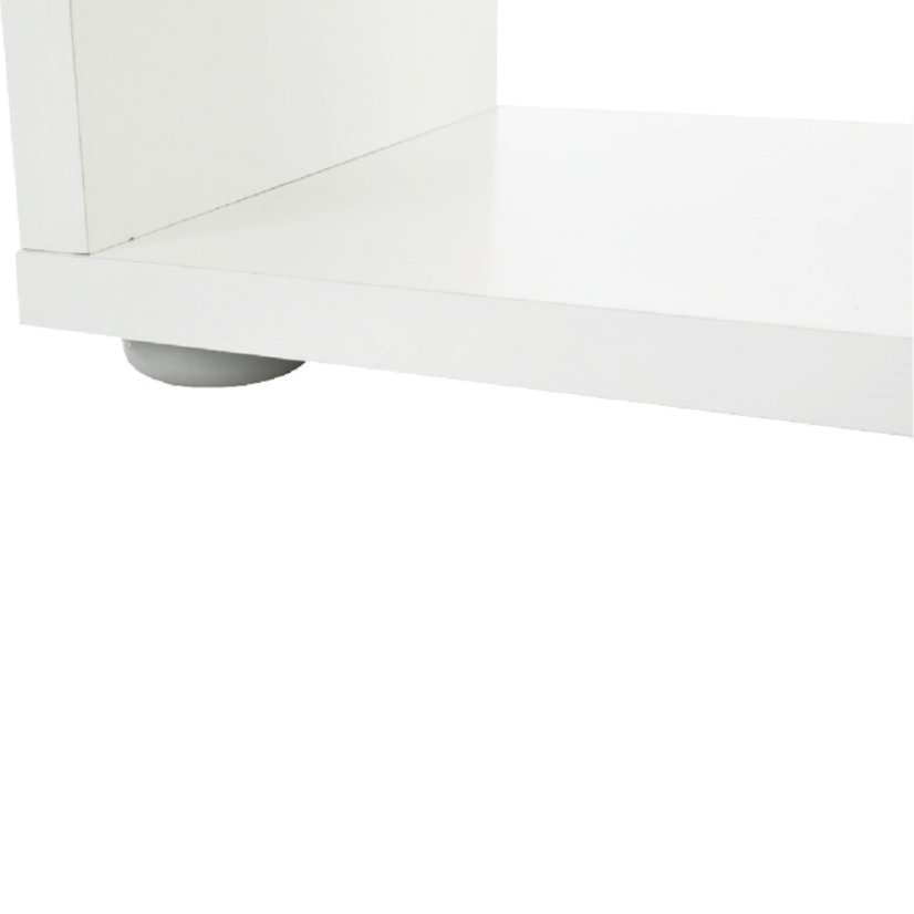 Pyramidenregal, weiß, DTD-laminiert, NORAH