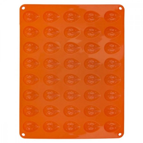 Mold NUTS silicon 40 buc portocaliu