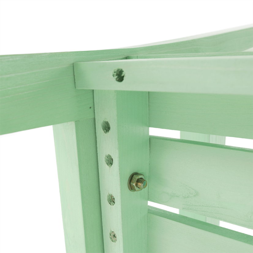 Gartenbank aus Holz, neo-mint, 124 cm, FABLA