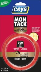 Ceys trak MONTACK ZLEPI VSE TAKOJ, montaža, lepilo, 2,5 mx 19 mm (akce)
