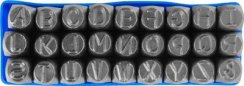 Štampiljke abeceda HR59108 12 mm, črka, 27 kos