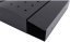 Briefkasten, 34x10x37,5cm, halbrunder schwarzer Edelstahl, XL-TOOLS