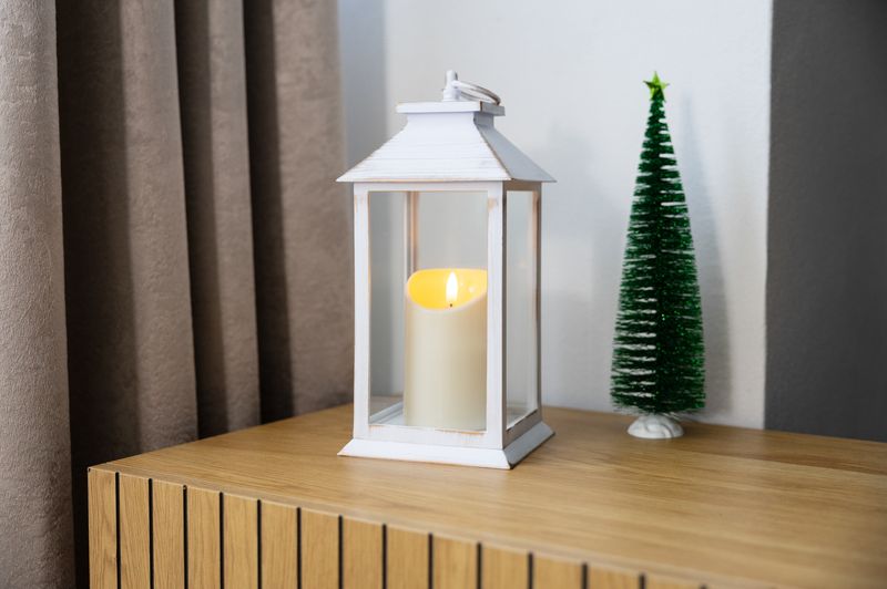 MagicHome Weihnachtsbaum, funkelnd mit Stern, 30 cm