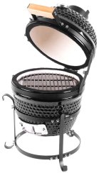 Grill Strend Pro Kamado Egg 13";, átmérője 27 cm, grill magassága 34,5 cm, fekete, 35x40,5x55 cm