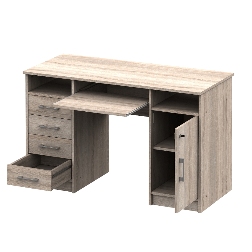 PC-Tisch, Sonoma-Eiche, B9 NEU