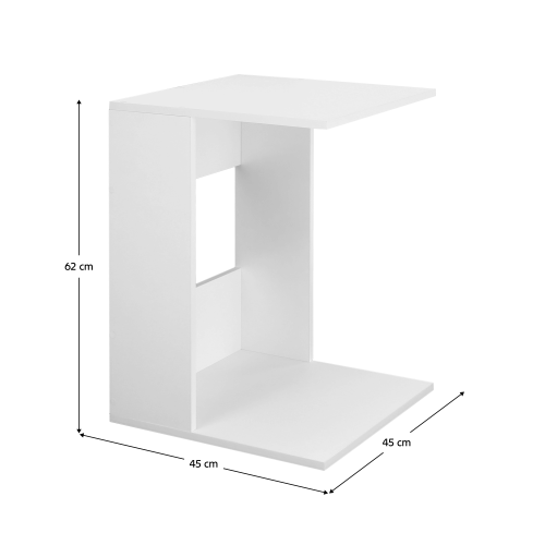 Pomoćni stol, bijela verzija, ZENOR