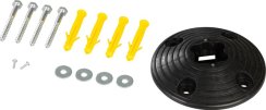Bază Strend Pro, rotundă, pentru stâlp de delimitare, 200x50 mm