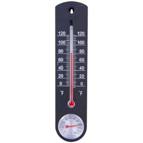 Kültéri hőmérő páramérővel, függesztve