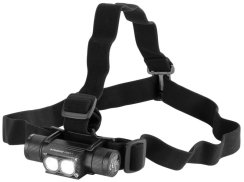 Naglavna svjetiljka Strend Pro Headlight H4016, 2xXPG LED 500 lm, 2000 mAh, USB punjenje, vodootporna, svjetiljka koja se može ukloniti