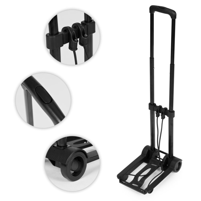 Skladací ručný vozík Transportný vozík 30 kg ModernHome (akce)
