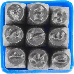 Izbijači broj HR59206 06 mm, 123 9 kom