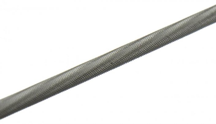 Pilník kulatý 4,0 mm pro ostření pilových řetězů, délka 200 mm. GEKO