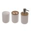 Set kupaonskog pribora - bijeli Ruhhy 24635