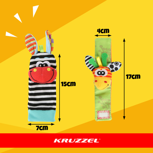 Hrkálky pre deti - sada 4 kusov Kruzzel 25068