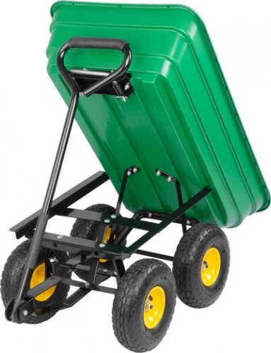 Vozík Greenlawn Transporter, zahradní, nos. 250 kg, 75 lit., 930x505x510/895 mm, výklopný