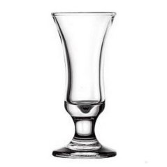 Pohár 28ml štamprlík 6ks VILLA na stopke čiry KLC