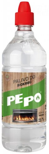 PE-PO® üzemanyag biokandallóhoz 1 liter. bioüzemanyag, bioetanol, bioalkohol a kandallóhoz