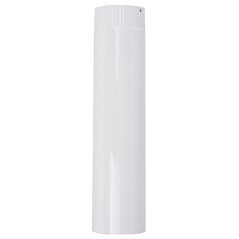 Rura Smalt 0500 mm, bela, emajlirana, 120 mm
