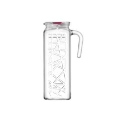 Ulcior de sticlă 1,2L LINE clar, cu capac