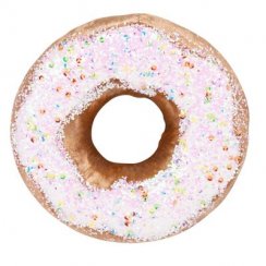 Dekorace MagicHome Vánoce Candy Line, donut, hnědý, závěsný, 13 cm