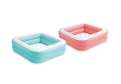 Piscina Intex® 57100, Cutie de joaca, pentru copii, gonflabila, mix de culori, 0,86x0,86x0,25 m (akce)