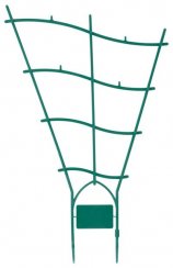 Mřížka Strend Pro GreenGarden, opěrná na květiny a rostliny, zahradnická, zelená, PP, 180x290 mm