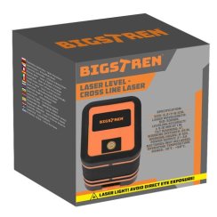 LASER - Poziom laserowy - Bigstren 24293 laser krzyżowy