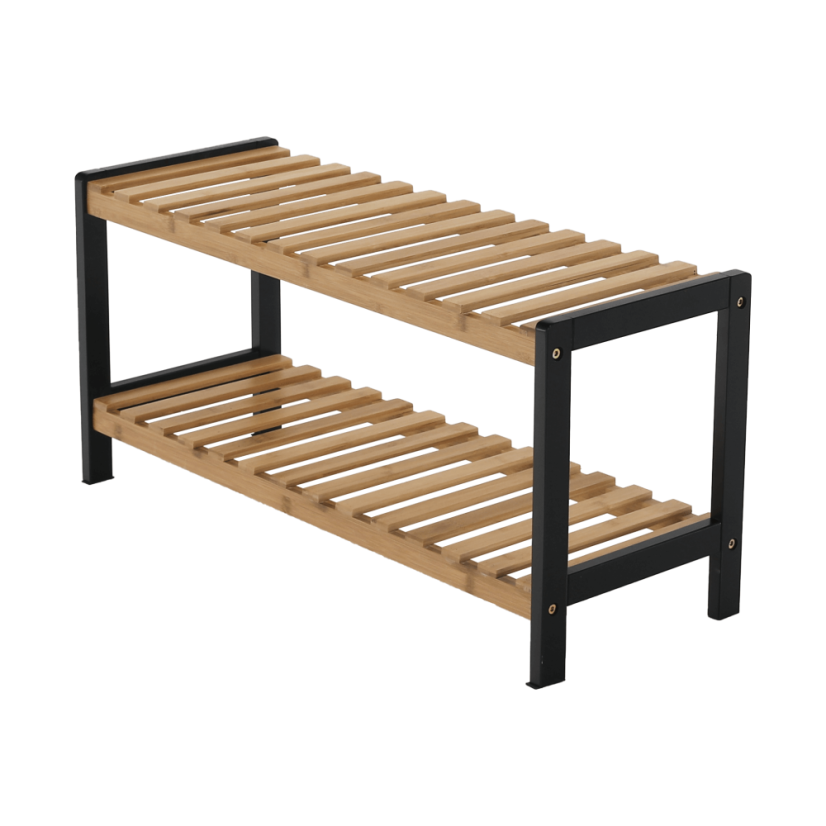 Schuhregal, natur/schwarz, KONTRE