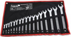 Steckschlüsselsatz, 17-teilig, 8-32 mm im Leinenbezug, satiniert, HART