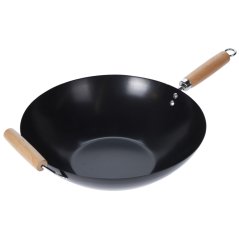 35 cm átmérőjű acél WOK-serpenyő
