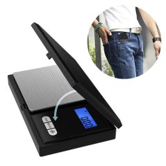 Taschenwaage 500 x 0,1 g mit Klappe 23573