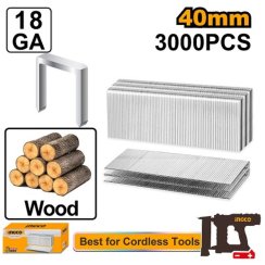 Tűzőkapocs tűzőgépekhez 40mm, 3000db INGCO