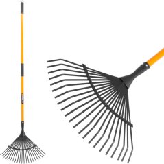 Grablje LR002AF, 22 zob, ventilator, z ročajem iz steklenih vlaken 150 cm (akce)