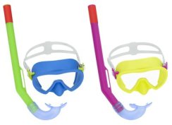 Set Bestway® 24036, Crusader Essential Snorkel Mask, culori mixte, set snorkel, ochelari de protectie, pentru apa