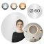 LED zrkadlo do kúpeľne okrúhle nástenné 60 cm 3 farby dotykový spínač ModernHome (akce)