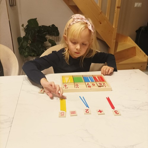 Lesene palčke za učenje štetja 22447