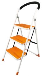 Lépcsők Strend Pro WRH62, 3 lépcsőfok, sz. 150 kg, narancs