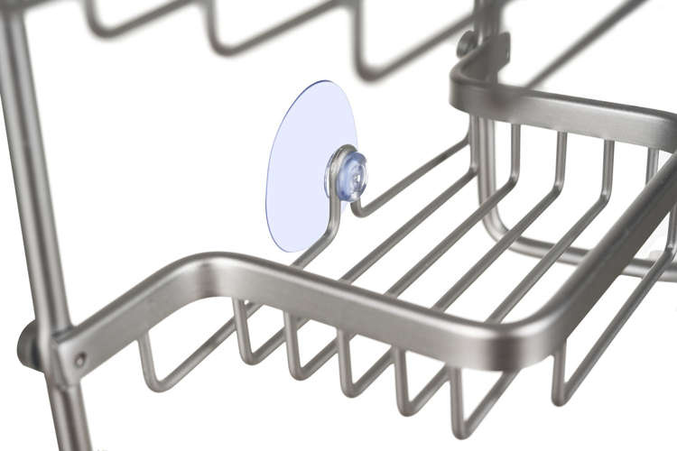 Viseća tuš polica - srebrna