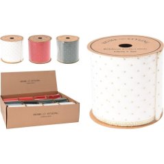 Stuha vianočná 500x10 cm zamat mix