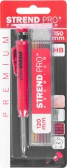 Ceruzka Strend Pro Premium, so sponou, oceľová špička, tesárska, značkovač so strúhadlom, so 6 tuhami, set